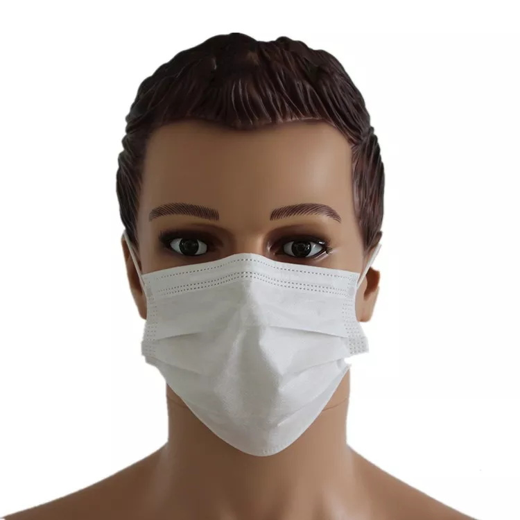 Máscara Cirúrgica Descartável Médica de Proteção 3 Ply Iir Certificada CE F2100 Nível ASTM 2
