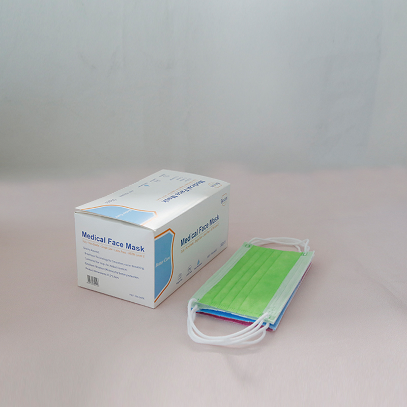 Máscara Facial Descartável de Proteção Médica Não Tecida para Hospital Cirúrgico 4ply / Papel Dental/SMS/Boca 3ply com Alças Elásticas/Amarrar