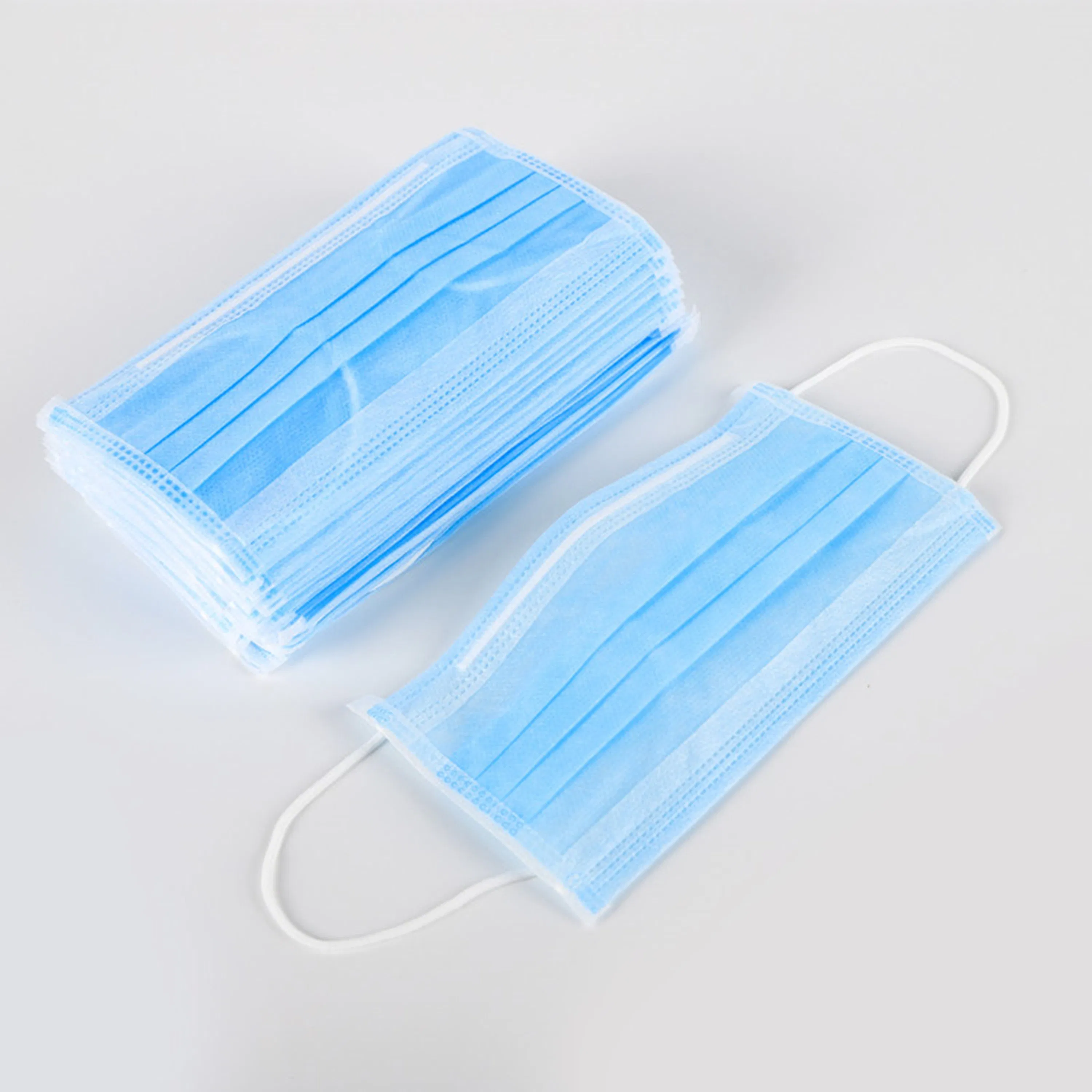 Máscara Facial Protetora Premium com Alças para Segurança 3-Ply