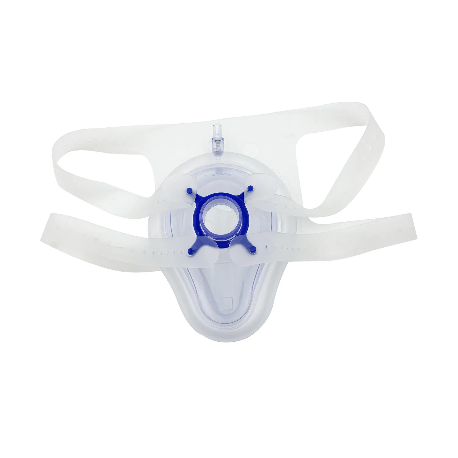 Máscara de oxigênio descartável com almofada macia para suprimentos cirúrgicos, equipamento médico, máscara facial para adultos, pediátricos e infantis, máscaras de anestesia