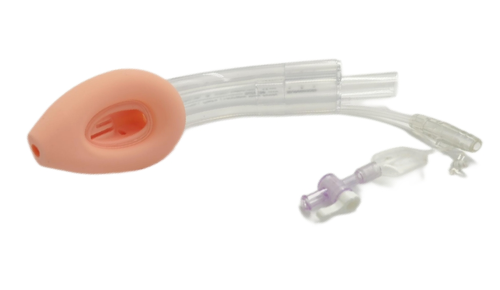 Máscara Laringeana Descartável de Silicone com Design Antiembaçante de Dupla Câmara Ordinária - CE ISO