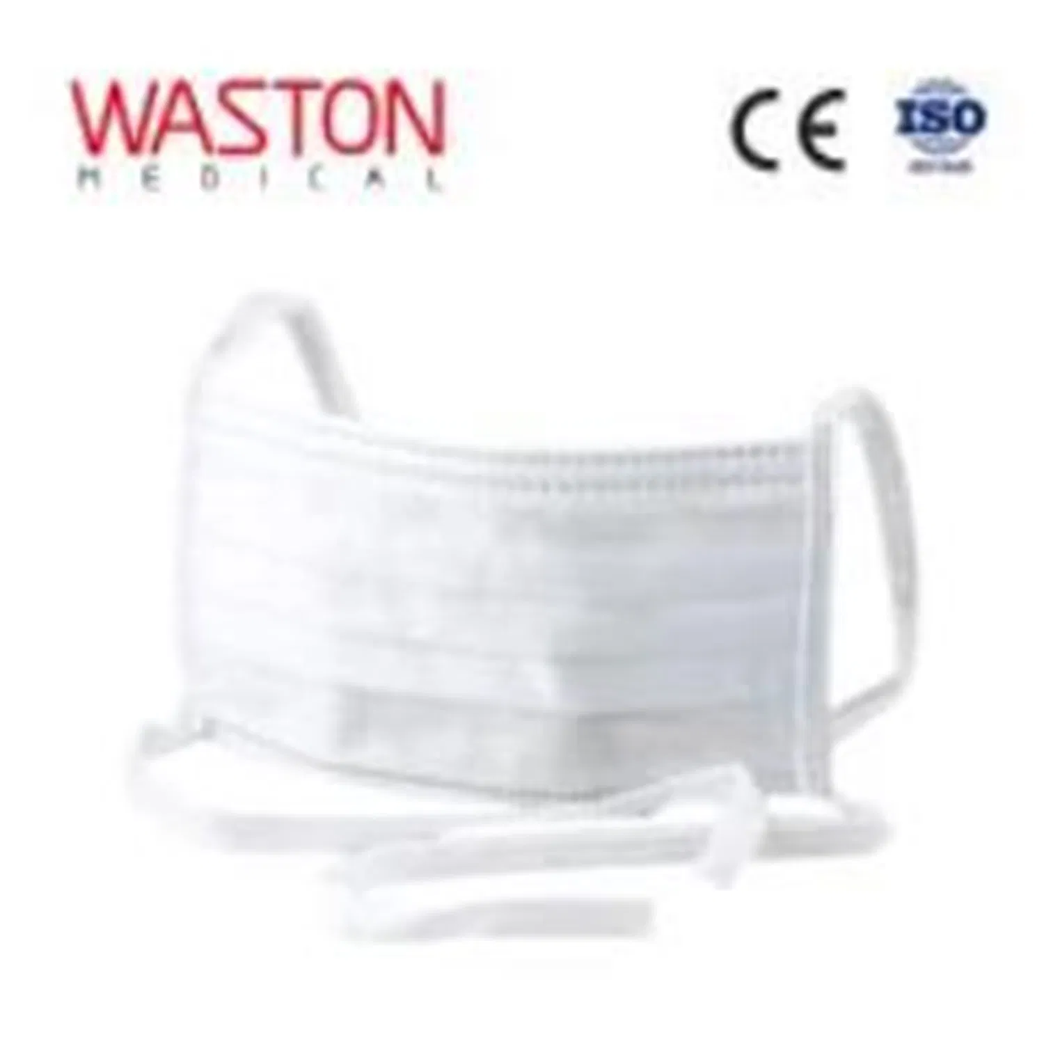 6.Disposable Máscara Cirúrgica com Laços,CE,ASTM,Bfe,Pfe,Respirável,Proteção Diária,Área Médica Use,Pure-White,98+Melt-Blown Fabric,3 Camadas,Tecido Macio,Adulto,EPI