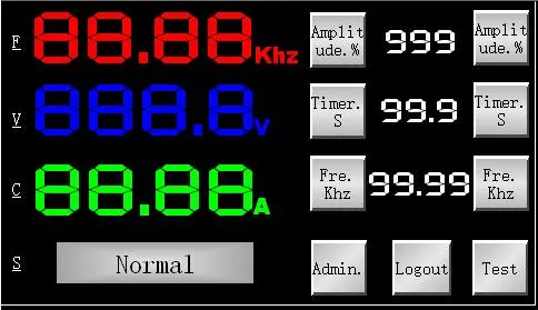 Interface em Inglês