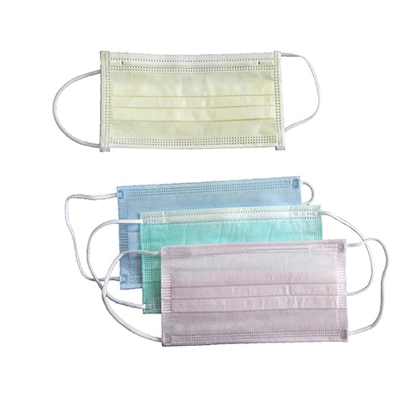 Máscara Médica Descartável de Alta Qualidade 3-Ply Máscaras Cirúrgicas com Alça para as Orelhas Respirável e Hipoalergênica