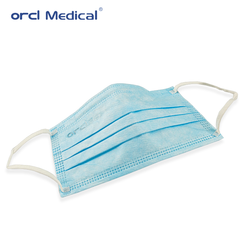 Máscara Facial OEM Anti-Embaçante 3-Layer Nível ASTM 2 Máscara Cirúrgica Perfeita para Uso Odontológico e Cirúrgico