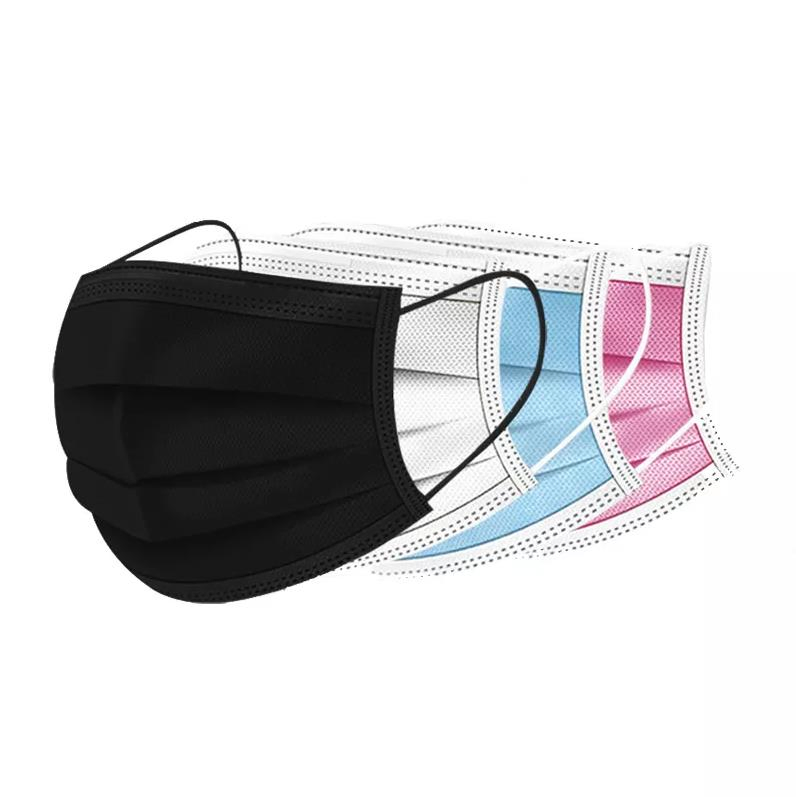 Máscara Facial Cirúrgica Descartável de Proteção Respirável e Confortável com Alça para as Orelhas 3ply