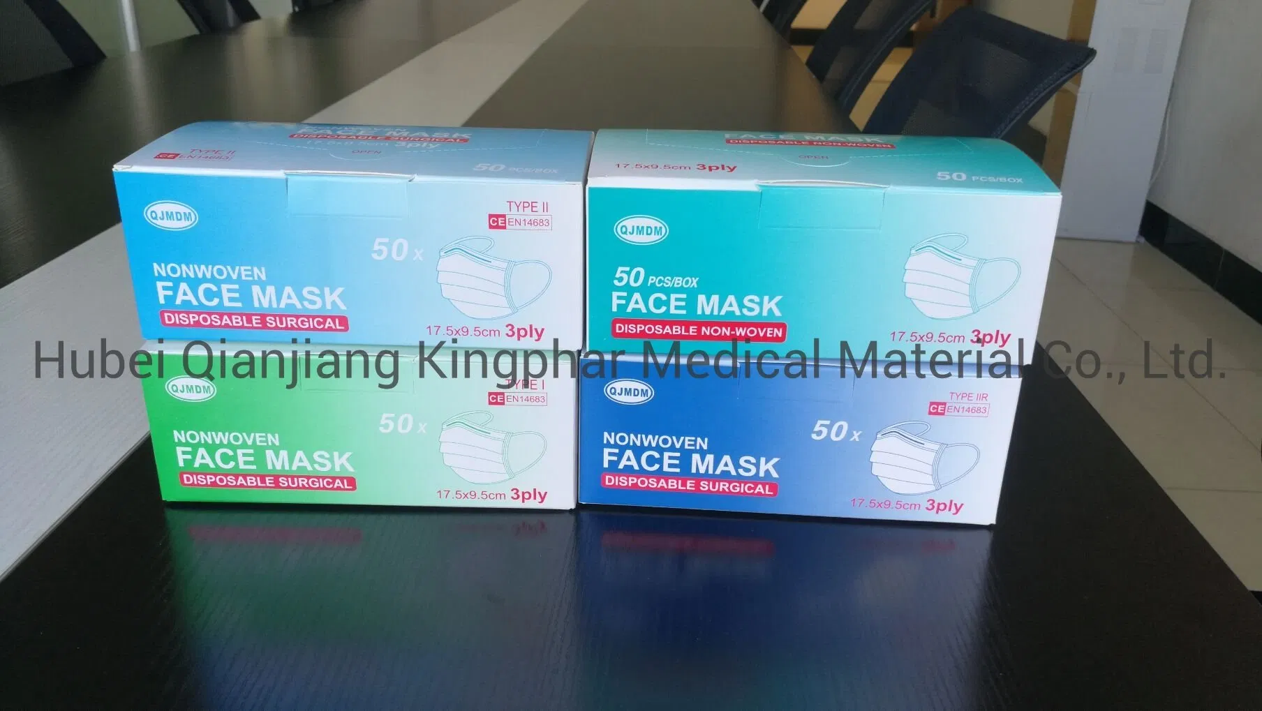 Máscara Cirúrgica En14683 Antibacteriana de Amarrar pela Fábrica