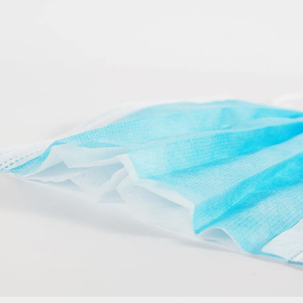 Máscara Facial Não Tecida 3ply para Cuidados de Saúde Máscara Facial 99% Hipoalergênica 3 Máscara Descartável de Camada para Uso Hospitalar Máscaras Cirúrgicas Médicas para Uso em Cuidados de Saúde