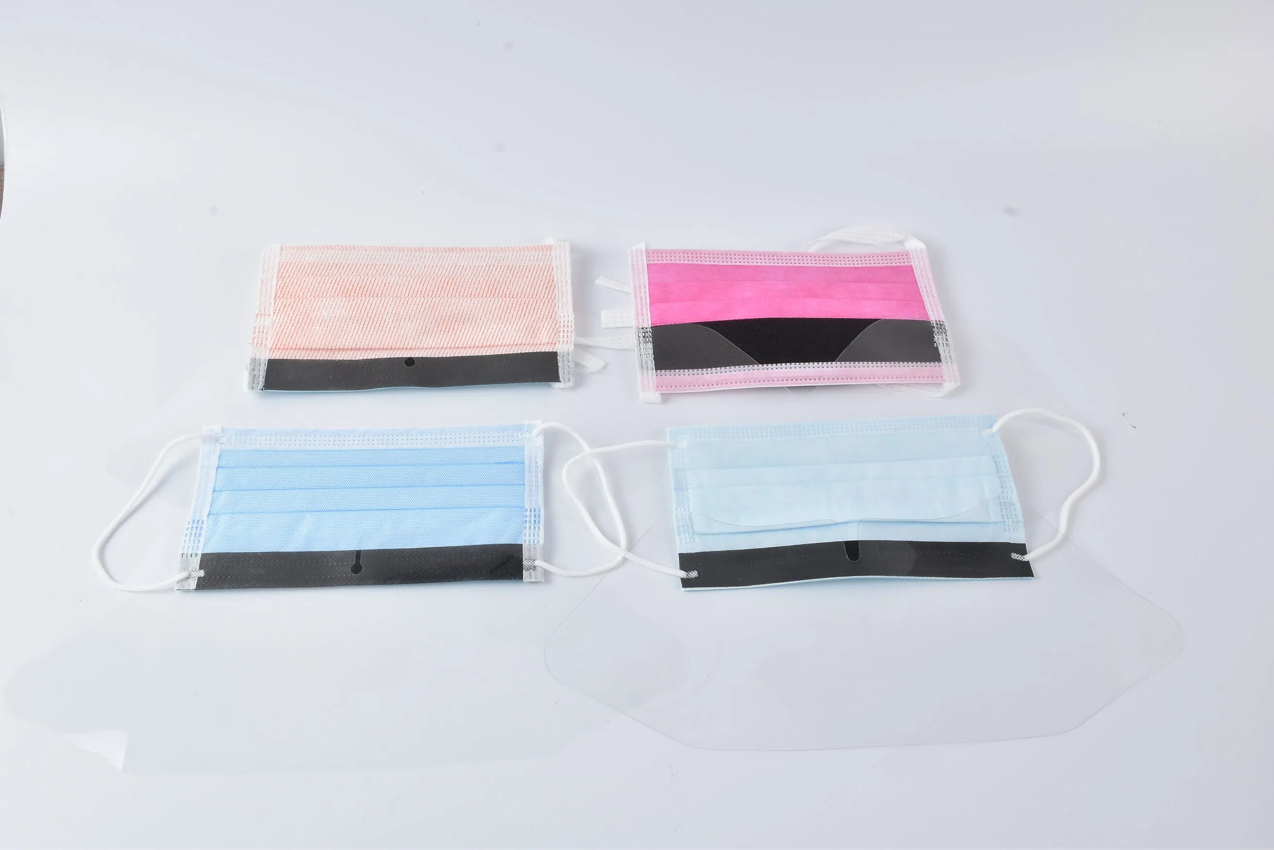 Máscara cirúrgica médica antifog com visor e proteção ocular para dentista