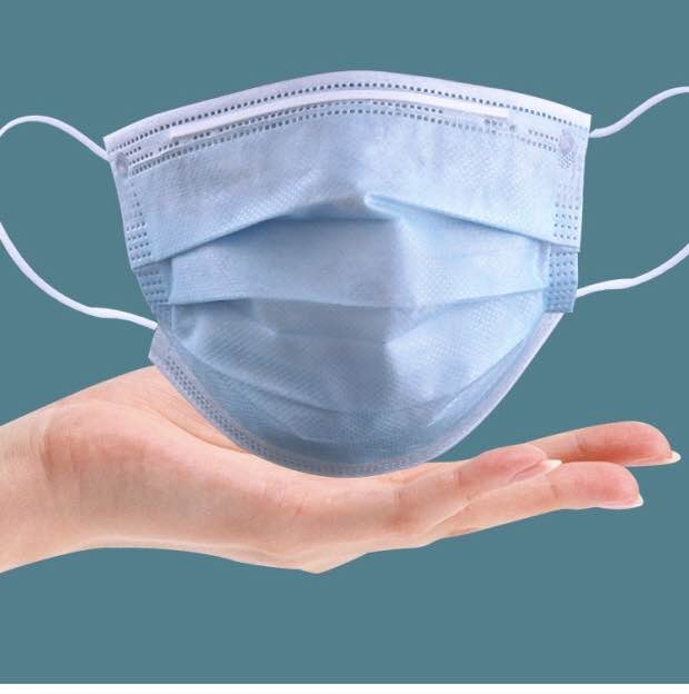 Máscara Cirúrgica Médica Descartável 3ply com Alça para Uso em Hospital e Clínica Odontológica
