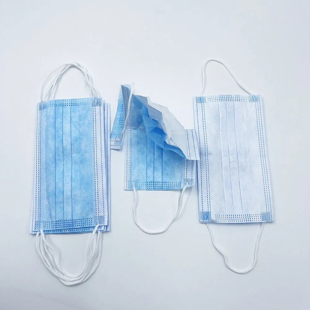 Máscara Cirúrgica Premium 3-Ply com Conforto Aprimorado para as Alças de Orelha