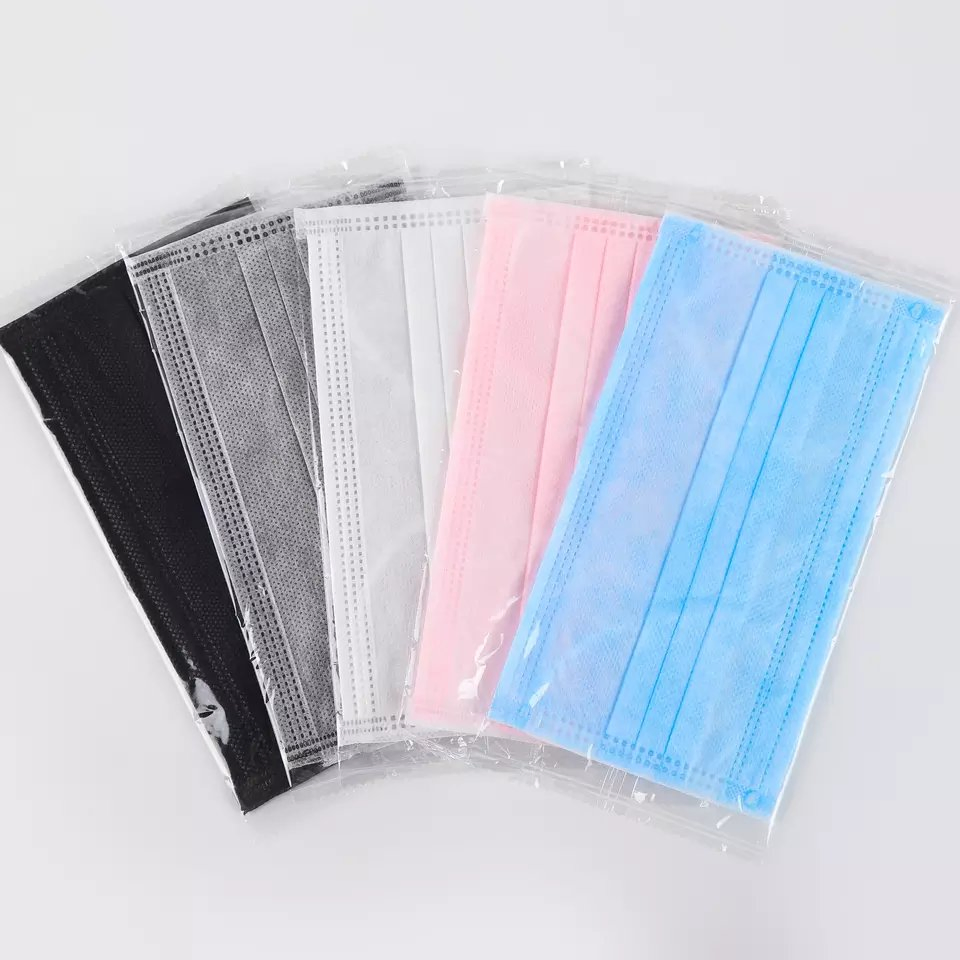 Máscaras Faciais Hipoalergênicas Ultra Seguras 3-Ply para Proteção Diária