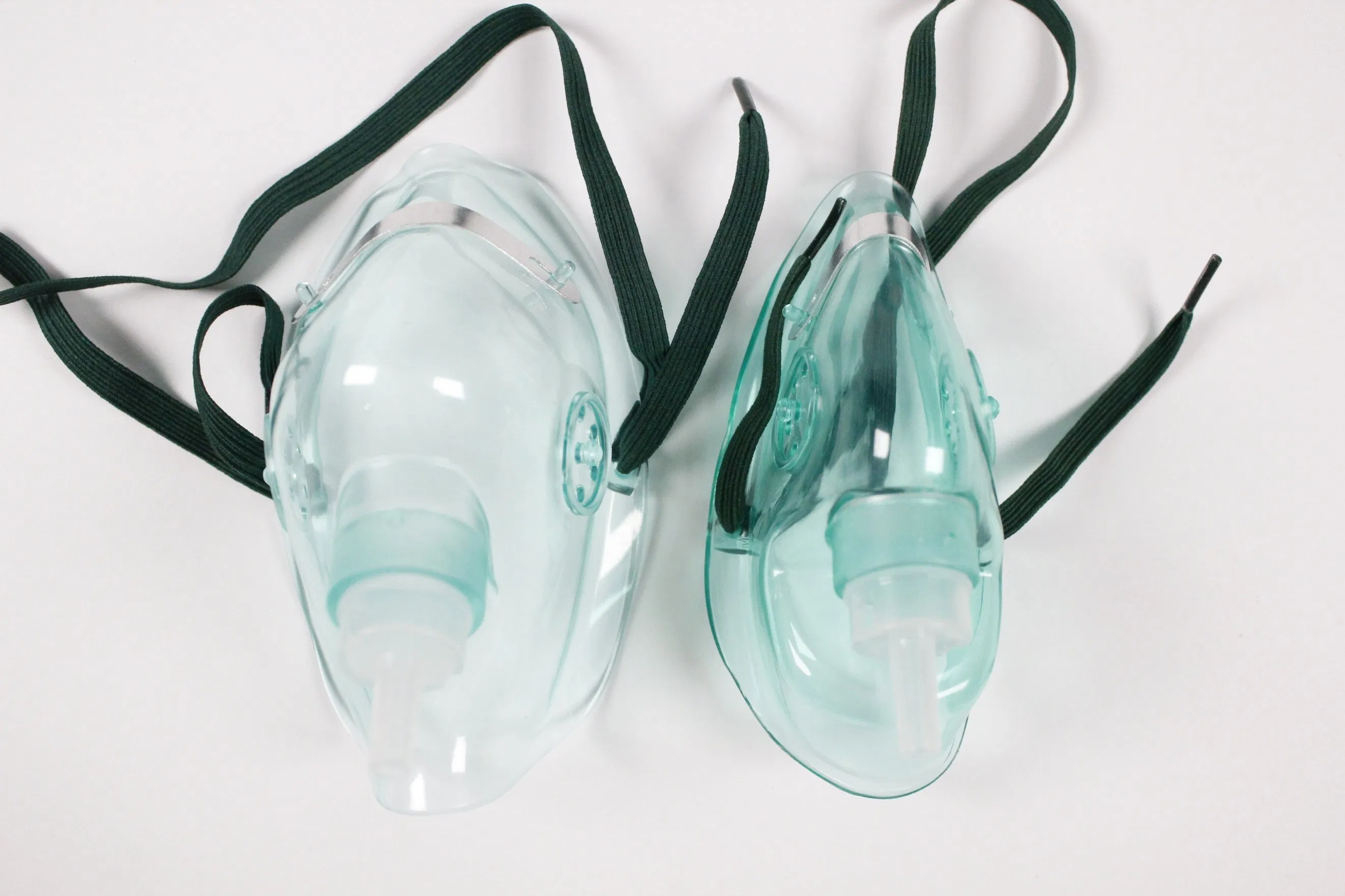 Máscaras de oxigênio médicas descartáveis portáteis simples para adultos e crianças, para terapia de oxigênio
