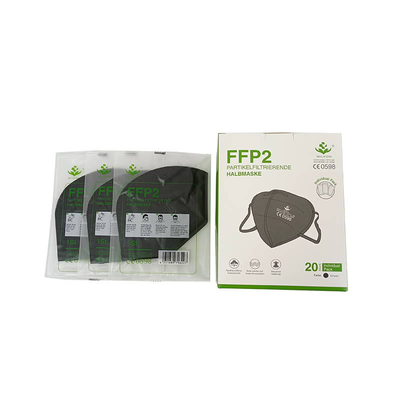 Máscara descartável padrão CE não médica respiratória máscara de poeira segurança proteção laboral KN95 máscara facial KN95 máscara bucal mascarilla preta FFP2 máscara facial