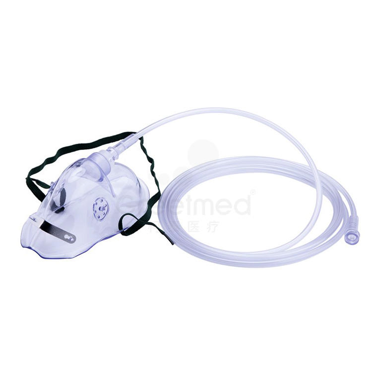 Máscaras de oxigênio médicas descartáveis portáteis simples e cirúrgicas para adultos e crianças pediátricas em PVC para adultos, serviço OEM EOS 3 anos