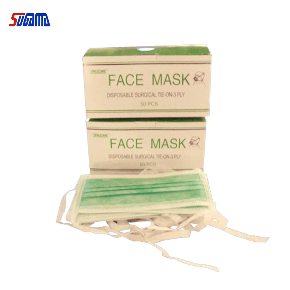 Máscaras Faciais Médicas Descartáveis com Alças de Orelha 3 Camada 3