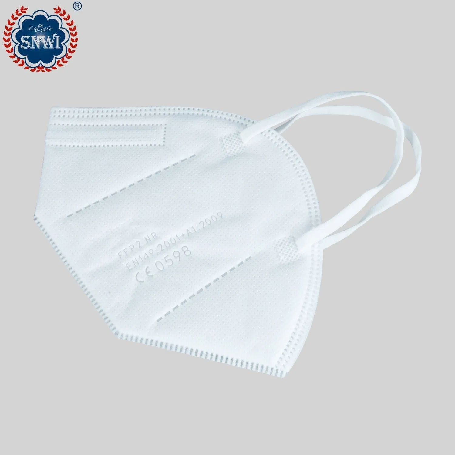 Máscara Cirúrgica Protetora Médica Descartável Não Tecida 3ply com Alças Elásticas para as Orelhas/Amarrar Usada em Hospital
