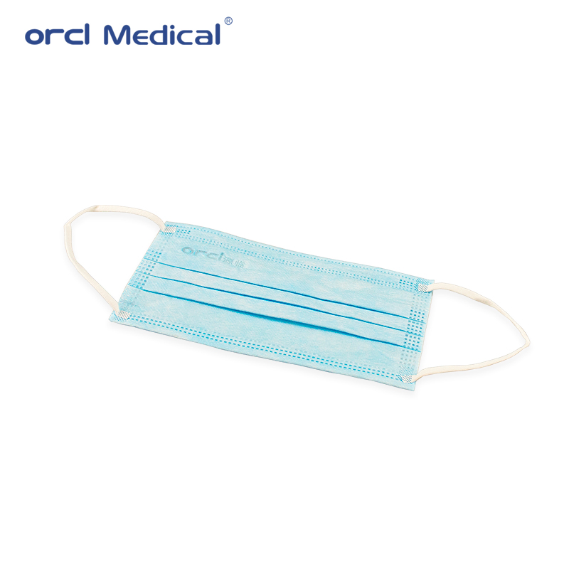 Máscara Facial OEM Anti-Embaçante 3-Layer Nível ASTM 2 Máscara Cirúrgica Perfeita para Uso Odontológico e Cirúrgico