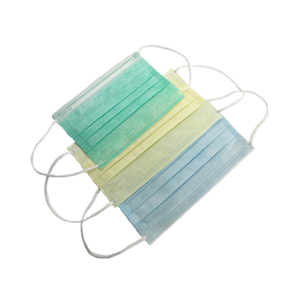 Máscara Médica Descartável de Alta Qualidade 3-Ply Máscaras Cirúrgicas com Alça para as Orelhas Respirável e Hipoalergênica