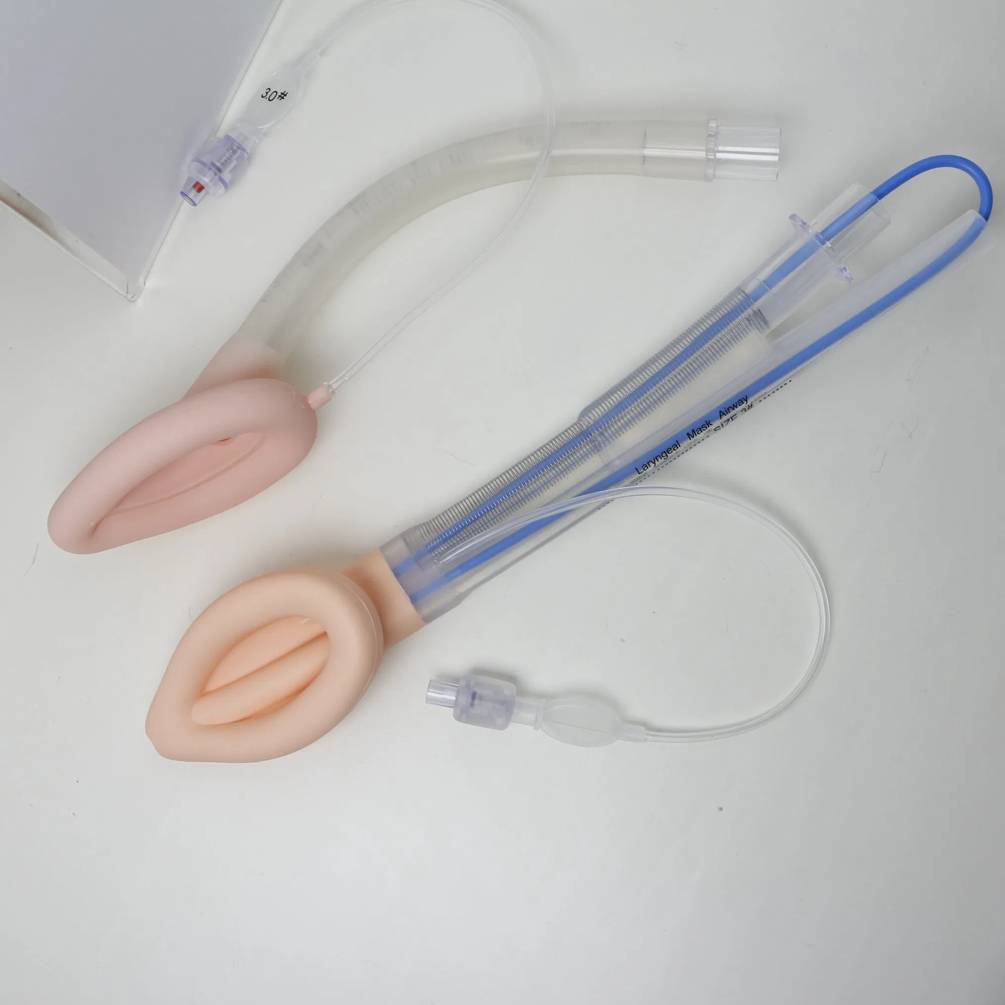 Máscara Laríngea Descartável de Alta Qualidade em Silicone Médico Estéril Dispositivo Cirúrgico para Anestesia e Uso Hospitalar