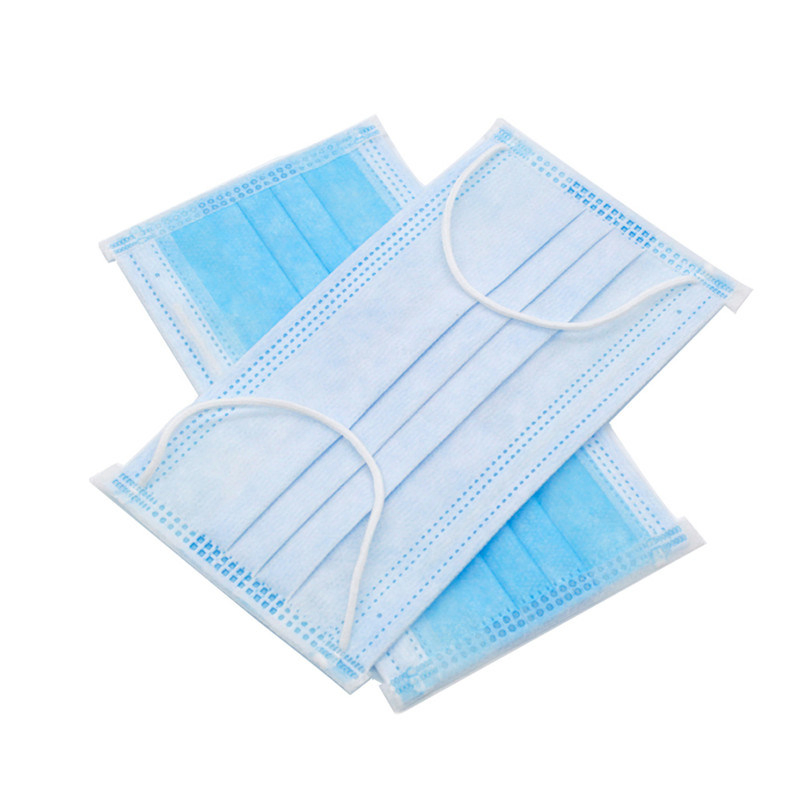Máscara Cirúrgica Descartável 3ply com Alça de Orelha Máscara Não Tecida Respirador com En 14683, Ce, ISO