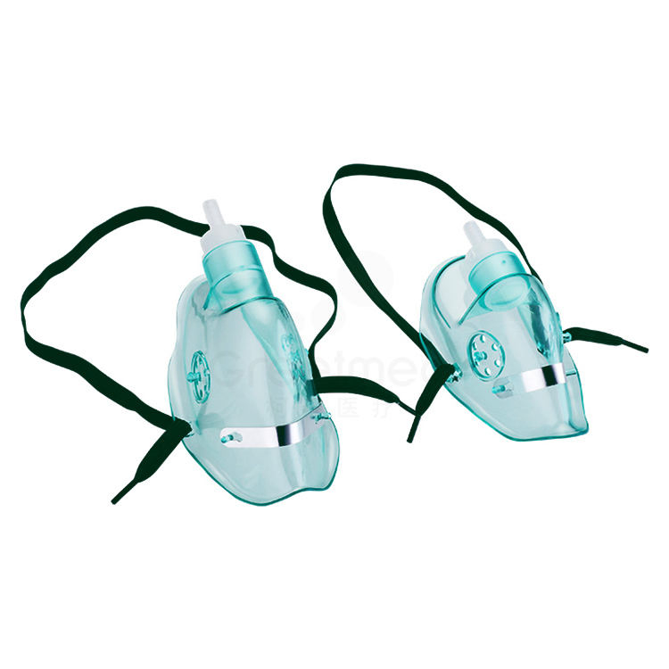 Máscaras de oxigênio médicas descartáveis portáteis simples e cirúrgicas para adultos e crianças pediátricas em PVC para adultos, serviço OEM EOS 3 anos