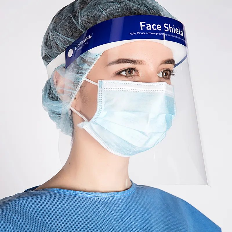 Preço Barato 3ply Máscara Cirúrgica Médica Não Tecida com Protetor Facial de Plástico