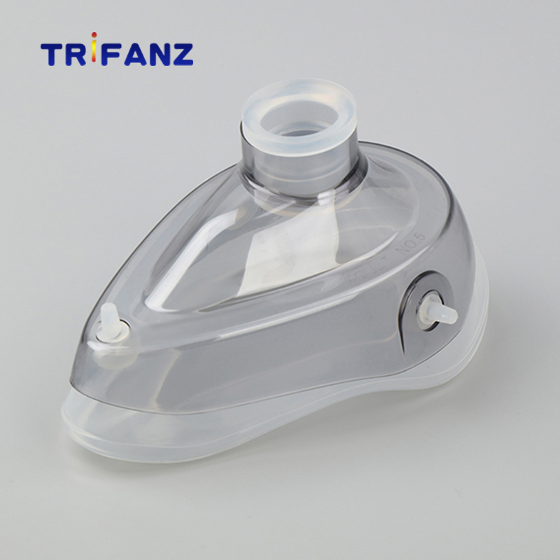 Fabricante de Máscara Facial de Anestesia de Silicone Cirúrgico Descartável com ISO13485 FDA