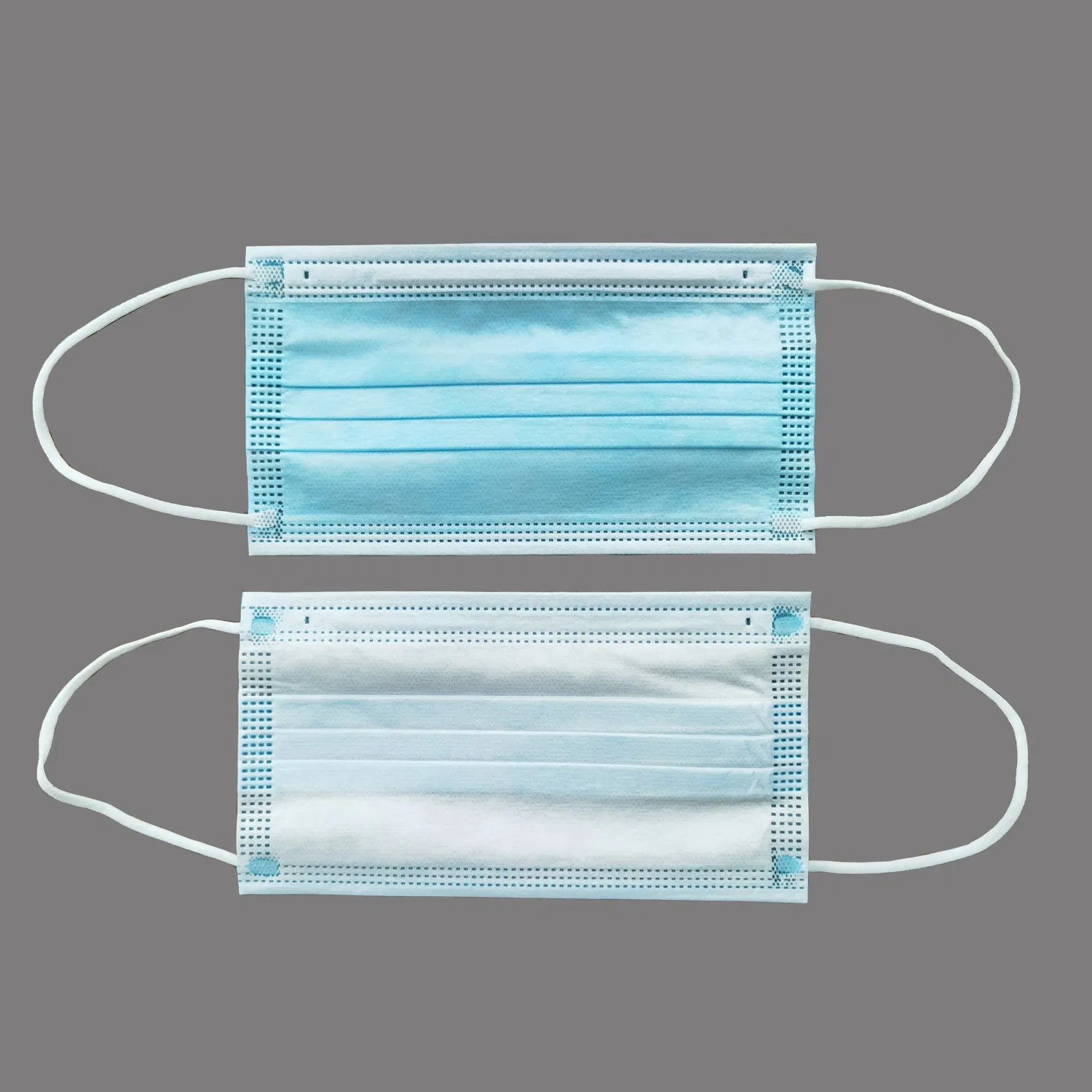 Máscara facial resistente a fluidos tipo IIR não tecida
