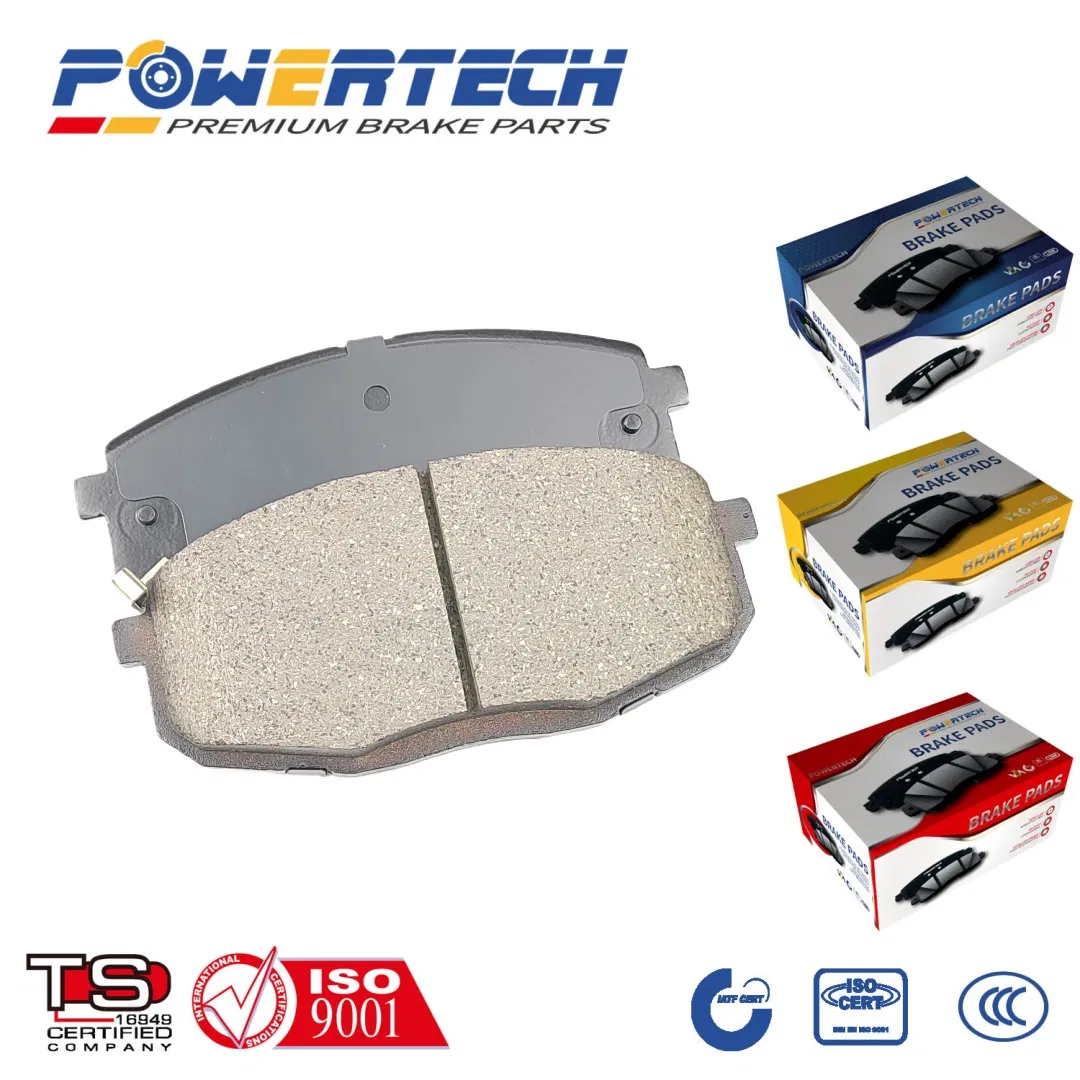 Pastilha de Freio Semi-Metalica de Cerâmica de Carbono para Honda Gelly Changan Tesla Renault KIA Peugeot Ford Audi Byd Chery Auto Fabricante OE Pastilhas de Freio a Disco