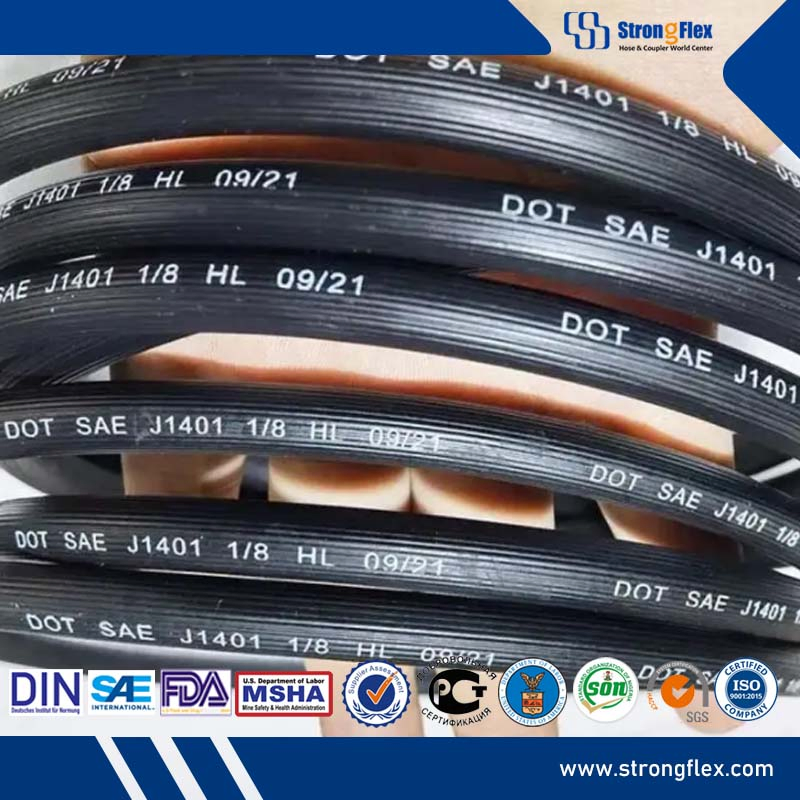Mangueira de Freio Hidráulica SAE J1401 DOT 1/8 Hl com os Melhores Preços