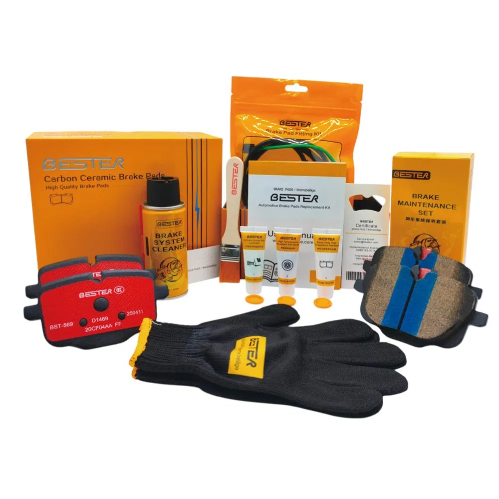 D1469 D2378 Sp1793 2449304 Pastilha de Freio Cerâmica para Acessório de Carro Peça de Reposição para Caminhão para BMW Traseira