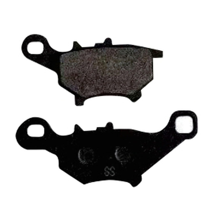 Pastilha de freio de motocicleta semi-metálica para desempenho suave em altas temperaturas, peças sobressalentes para motocicleta