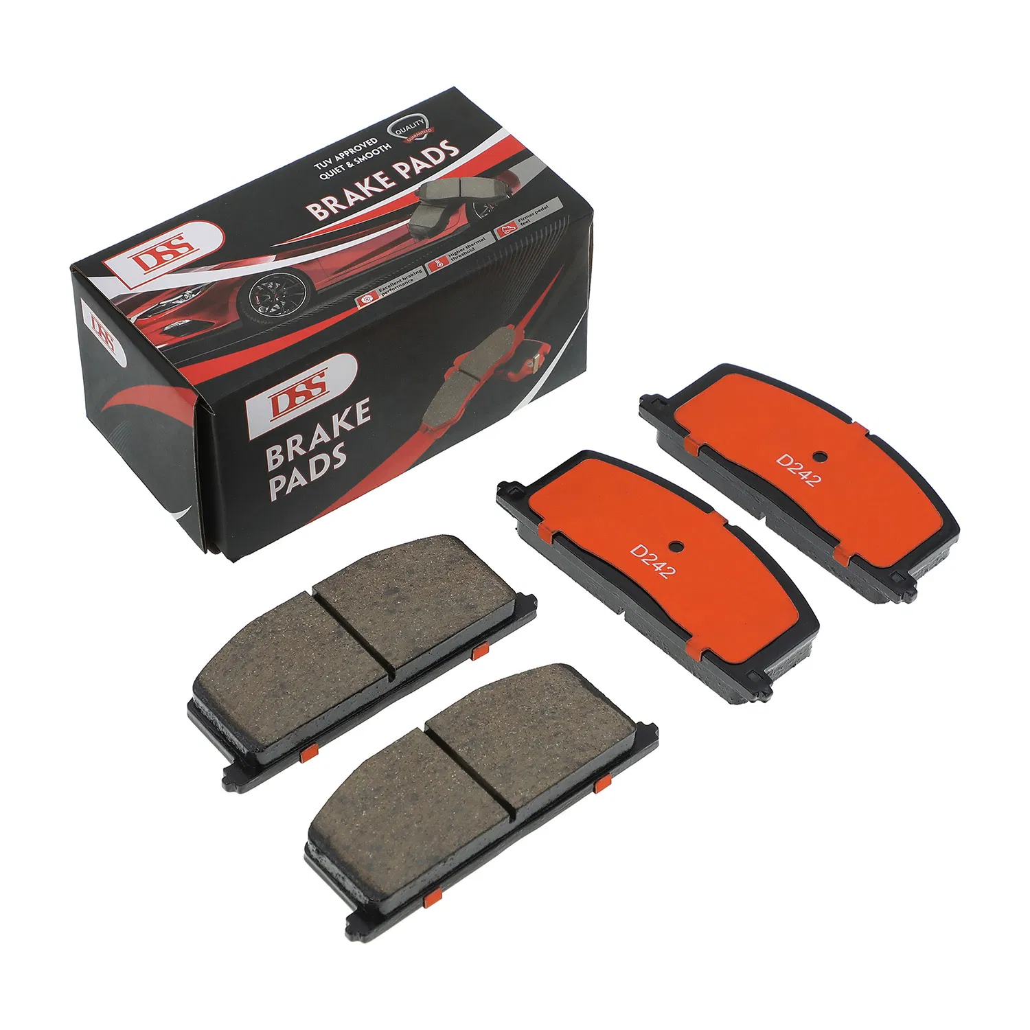 Preço de Fábrica de Alto Desempenho Atacado Pastilha de Freio de Cerâmica Semi-Metalica para Toyota Corolla Prius Yaris