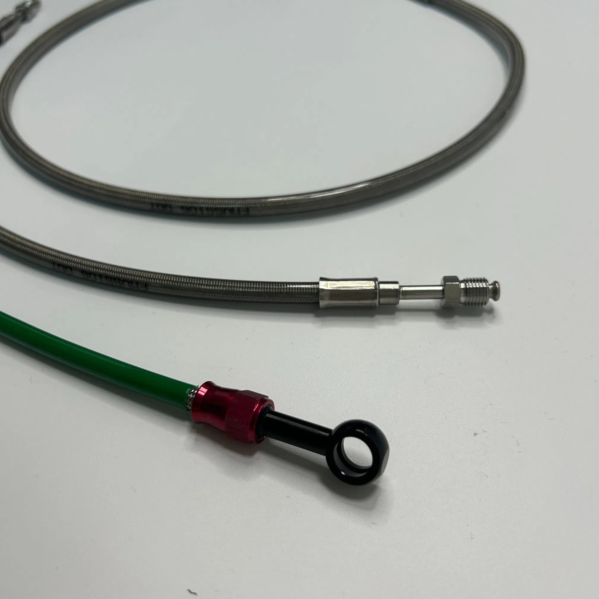 GB16897 Atacado Padrão 1/8" 3/16" Mangueira de Freio 100% Teste de Pressão Aço Inoxidável Resistente à Corrosão Mangueira Hidráulica de Freio