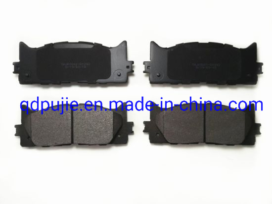Pastilha de Freio Cerâmica Semi Metálica de Qualidade D1222/04465-06070/04465-33440 para Toyota
