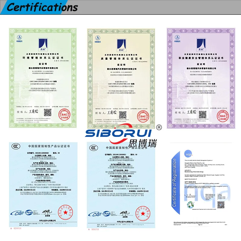 Certificados de Qualidade