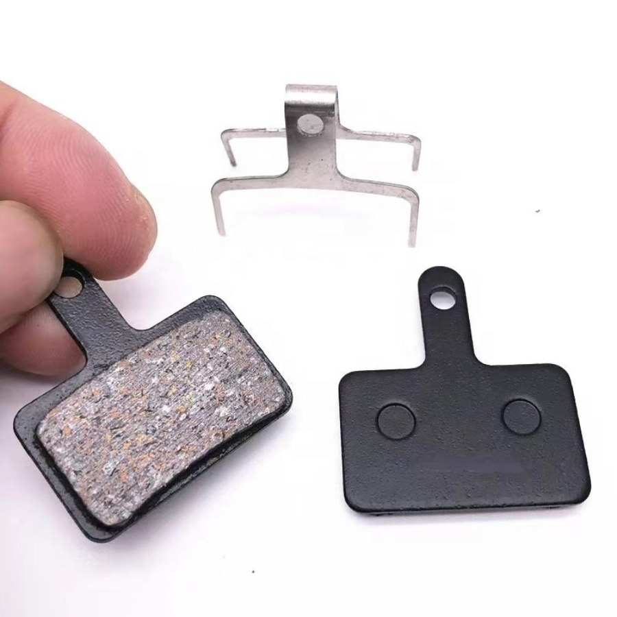 Pastilhas de freio de disco de bicicleta semi-metálicas