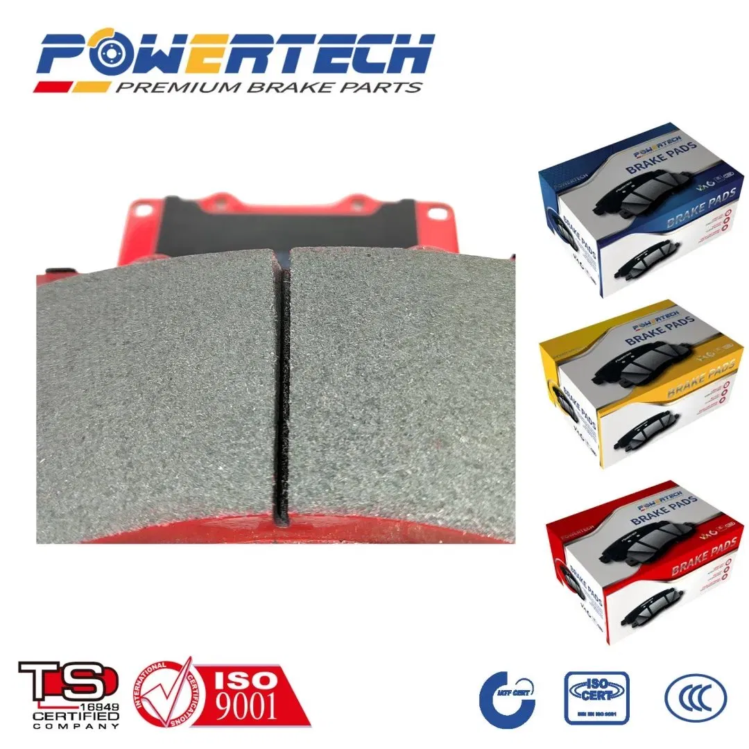 Fabricante de Pastilhas de Freio da China Qualidade OEM Pastilha de Freio a Disco Semi Metálica Cerâmica ECE R90 Pastilhas de Freio para Carro Tesla Model Y Toyota RAV4 Byd Song