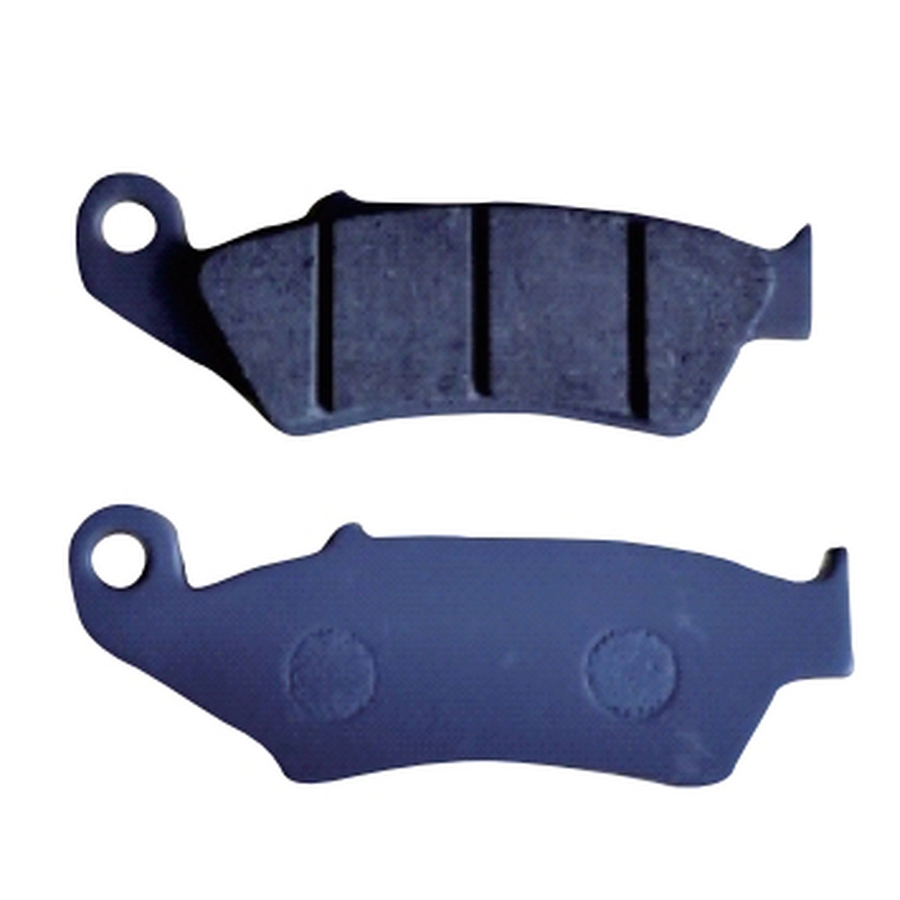 Pastilha de freio de motocicleta semi-metálica para desempenho suave em altas temperaturas, peças sobressalentes para motocicleta