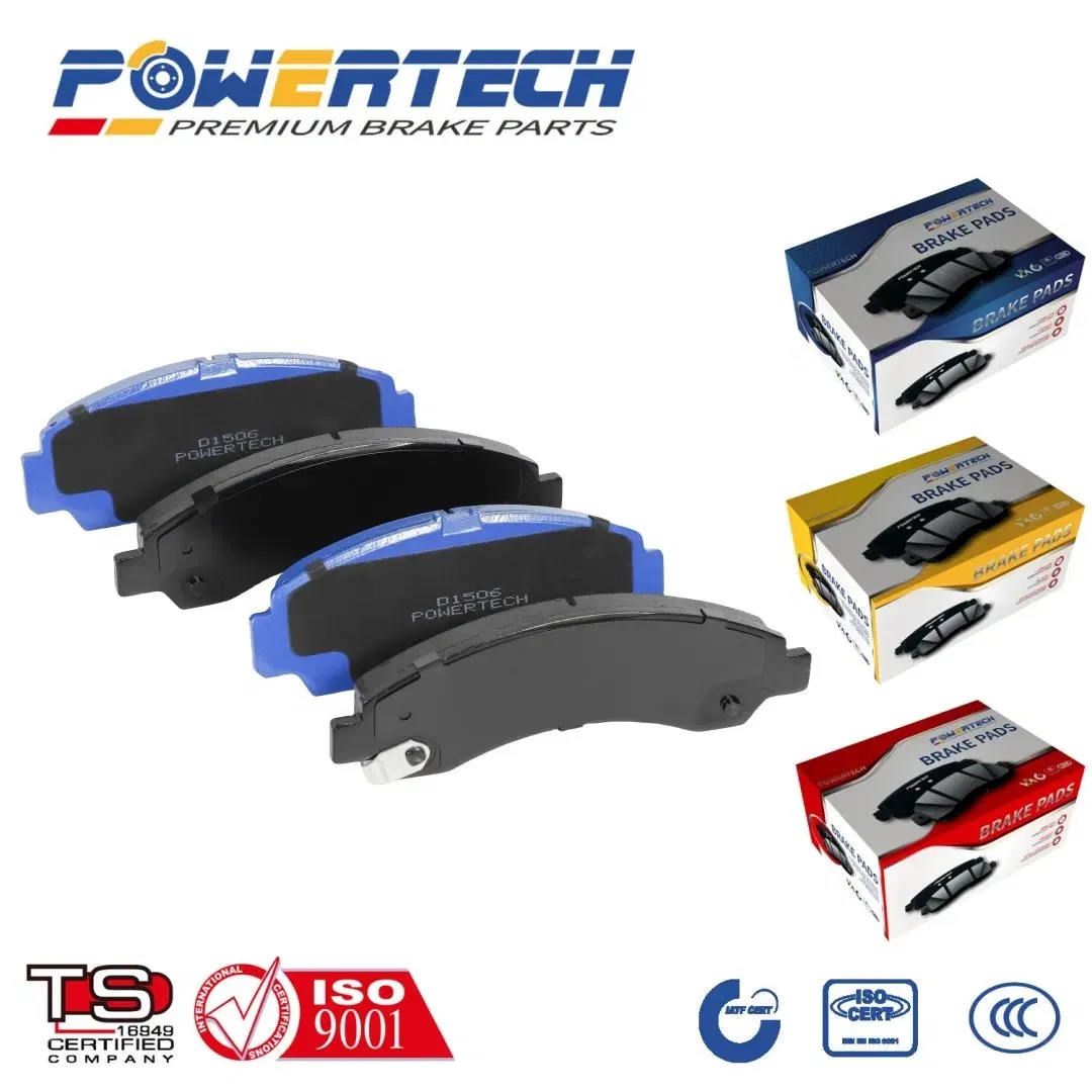 Fábrica OEM Chinesa Peças de Automóveis Atacado Pastilha de Freio Semi Metálica de Carbono Cerâmica Marca Japonesa Coreana Europeia Carro Veículo Dianteiro Traseiro Pastilha de Freio a Disco Fabricantes