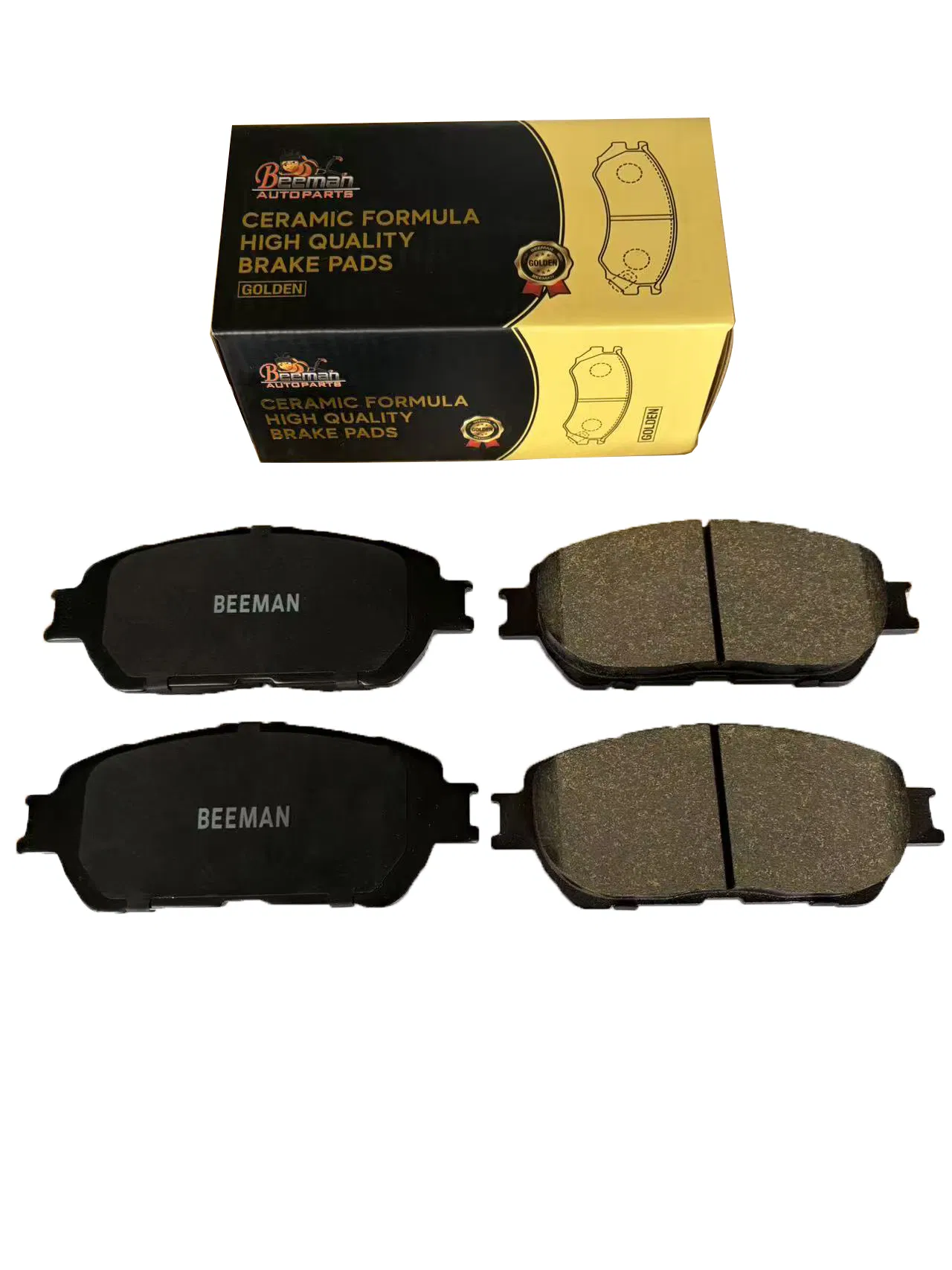 Pastilha de Freio Cerâmica Beeman Sem Ruído, Alta Resistência à Temperatura e ao Desgaste para Toyota Avalon D2223/A670K /04465-33270 ISO9001 Certificação