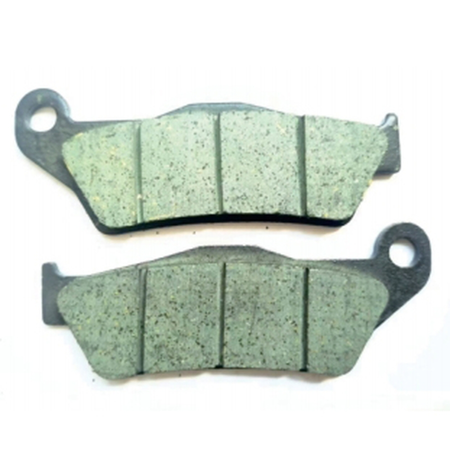 Pastilha de freio de motocicleta semi-metálica para desempenho suave em altas temperaturas, peças sobressalentes para motocicleta