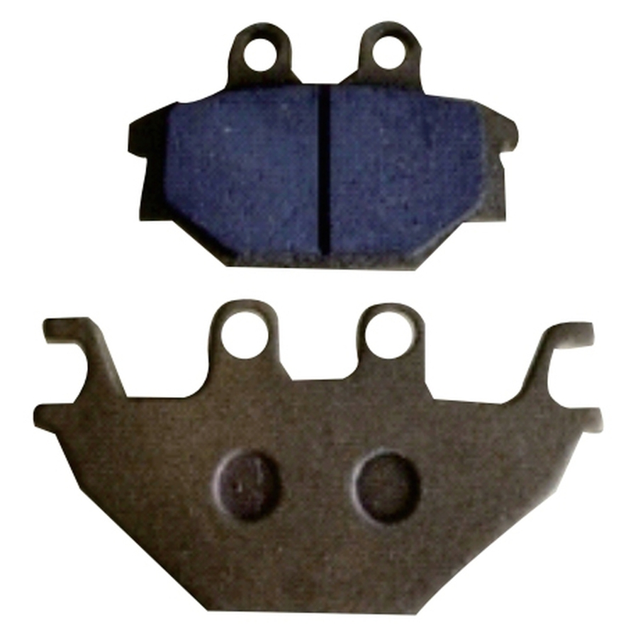 Pastilha de freio de motocicleta semi-metálica para desempenho suave em altas temperaturas, peças sobressalentes para motocicleta