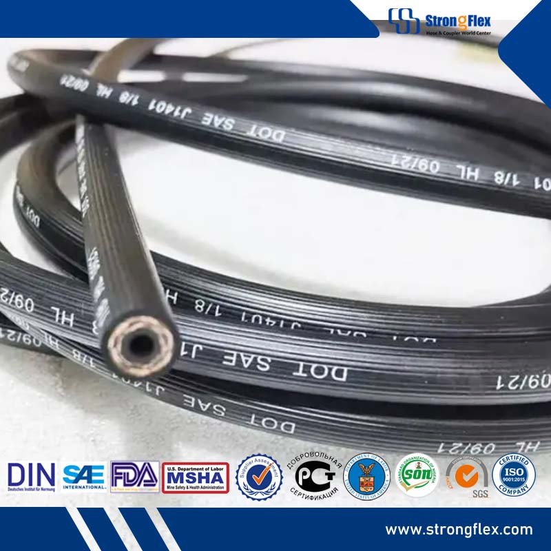 Mangueira de Freio Hidráulica SAE J1401 DOT 1/8 Hl com os Melhores Preços