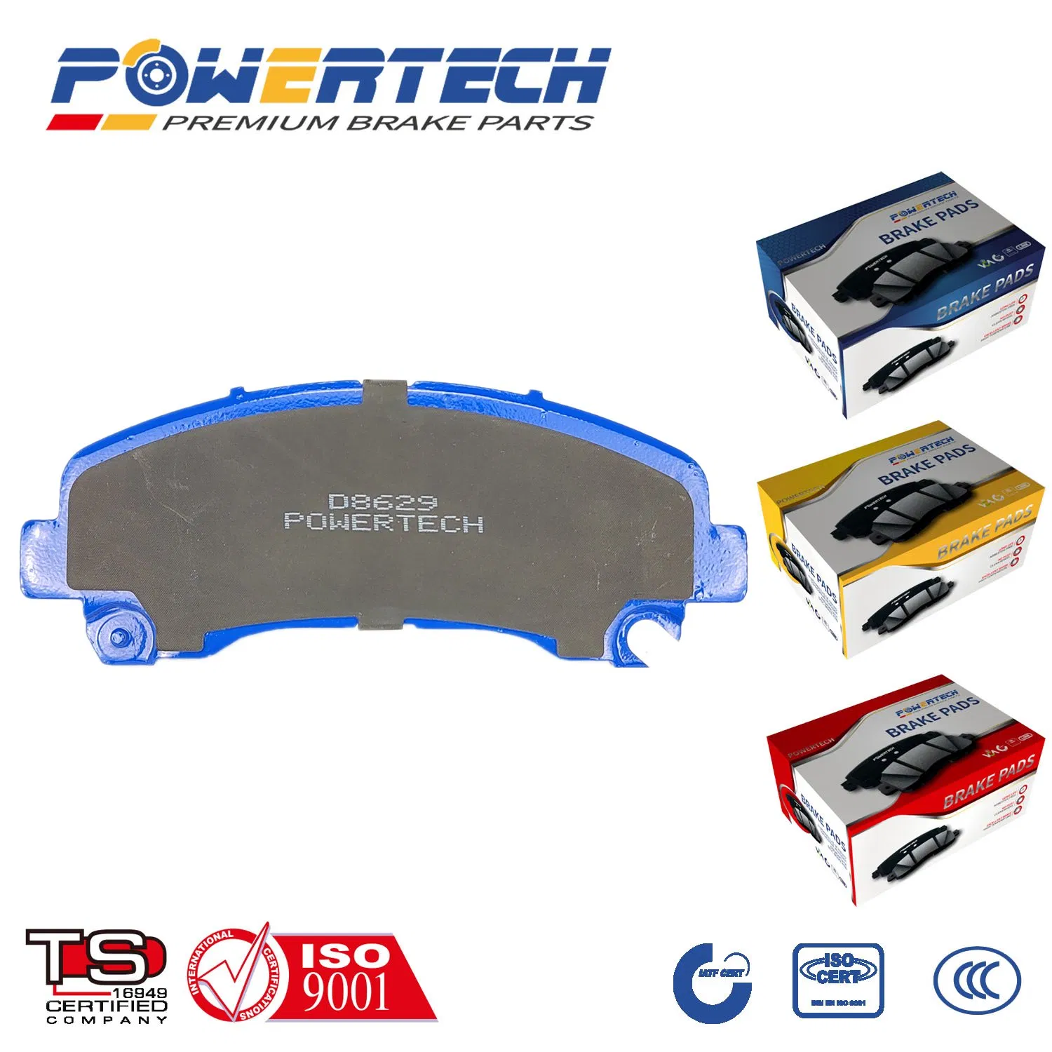 OEM 29087 Pastilhas de Freio de Cerâmica Semi Metálicas Não Asbesto Sapatas de Freio Peças de Reposição para Toyota Nissan Honda Isuzu KIA Hyundai Peças de Freio Freio a Disco