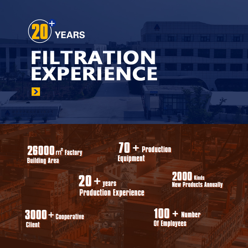 Fabricante Huahang alta eficiência Fibra de vidro Substituir palfinger Cartucho de Filtro de Óleo Hidráulico filtro de óleo de pressão EA4925