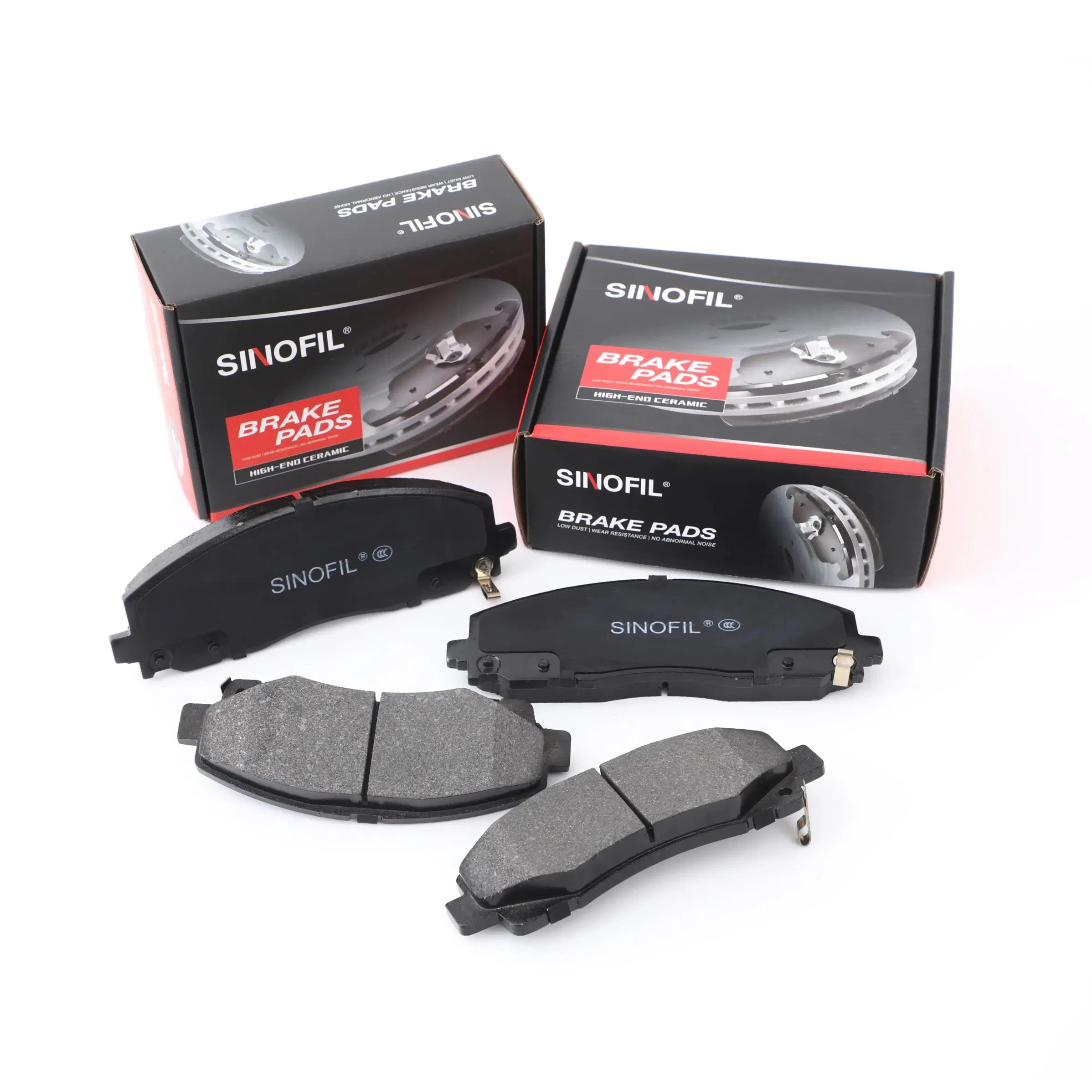 Peças de Reposição para Automóveis Disco de Freio Cerâmico Semimetálico Dianteiro Traseiro Pastilhas de Freio para Veículo Carro Caminhão Compatível com Toyota Honda Hyundai BMW Benz Mitsubishi Isuzu Kits