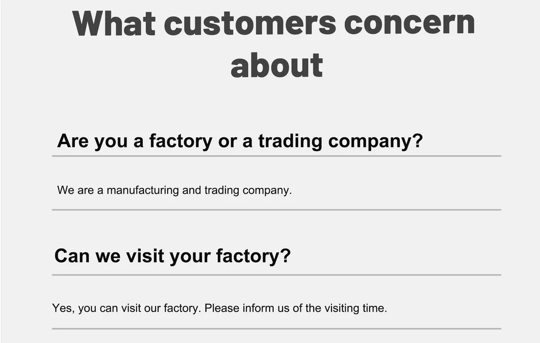 FAQ