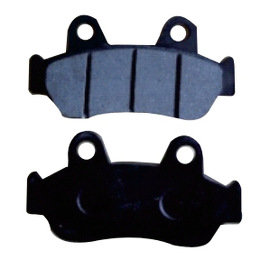 Pastilha de freio de motocicleta semi-metálica para desempenho suave em altas temperaturas, peças sobressalentes para motocicleta